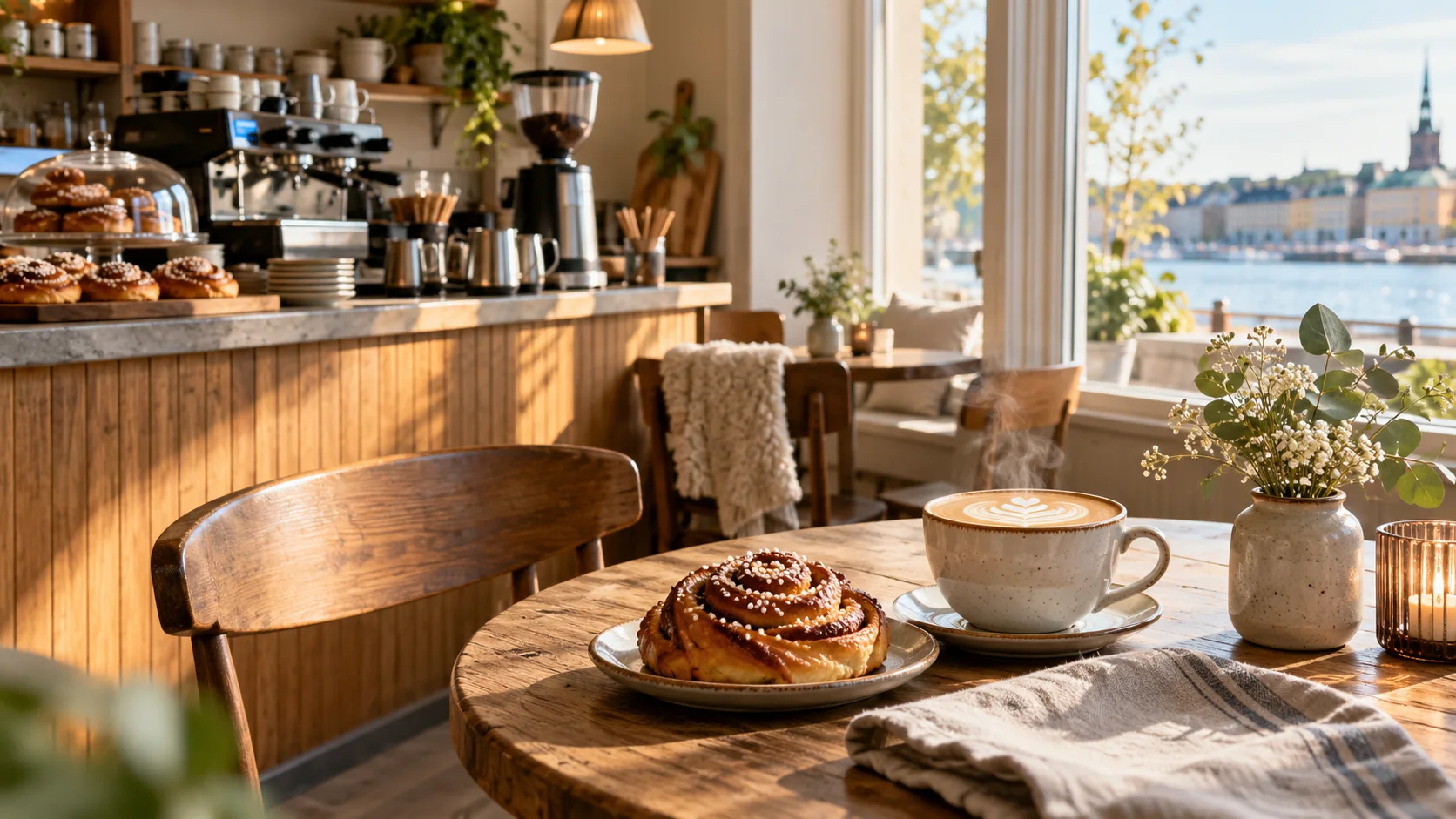Illustrativ yrkesmiljö: café