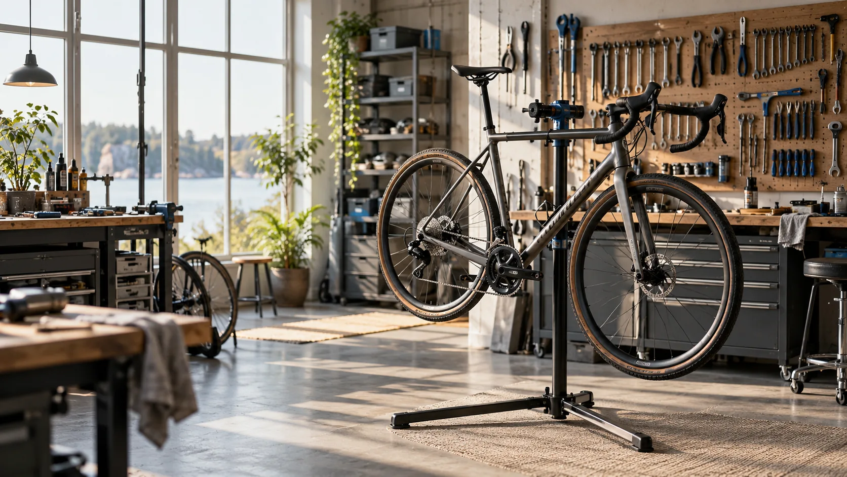 Illustrativ miljö: Cykelverkstad