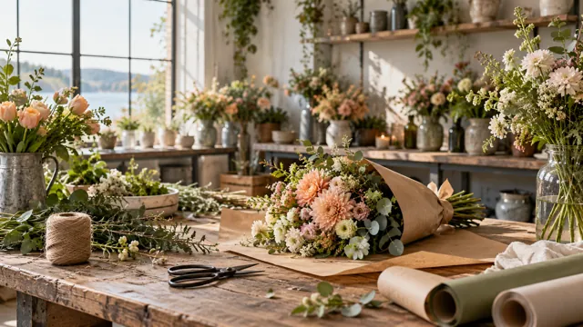 Illustrativ miljö för florist