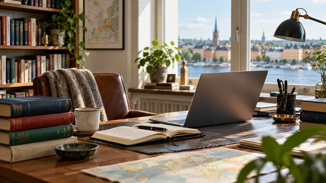Illustrativ miljö för översättningsbyrå