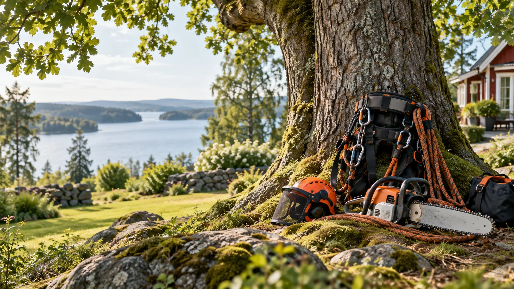 Illustrativ yrkesmiljö: trädvård & trädfällning
